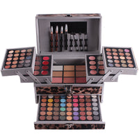 Miss Rose Leopard Print Professional Makeup Kit