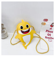 Sac à collation pour bébé, nouveau sac à bandoulière mignon de dessin animé petit requin, sac messager Simple, paquet de changement
