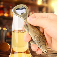 Sea Bass Bottle Opener With Velvet Bag