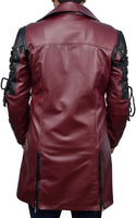 Medieval Costume Punk Goth Style Leather Coat (Mens)