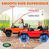 Electric Car For Remote Control, Dual Motors, Spring Suspension, LED Lights, Orange