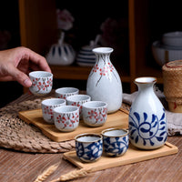 Pure Color Sake Gift Box Set Ceramic Gift