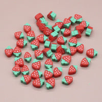 Soft Ceramic Fruit Shape Beads (50 Pcs)