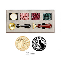 Wax Wooden Handle Seal Gift Set