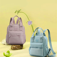 Mochila de moda de color sólido