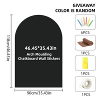 Arched Blackboard Wall Sticker