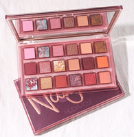 Hudamoji Naughty Nude Rose 18-color Eyeshadow Palette