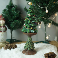 Décoration d'arbre de noël, artisanat en résine pour salle de maison