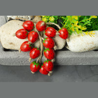 Colorful Strawberry Wood Beads