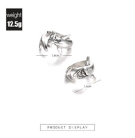 Bague antique en alliage de grand requin blanc