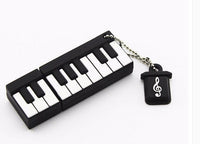 Creative PVC Cello Piano U Disk