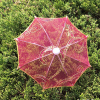 Mini Small Sized Lace Umbrella Embroidered Craft Umbrella Children's Performance Dancing Umbrella Scenic Spot Decoration Pocket Lace Small Umbrella