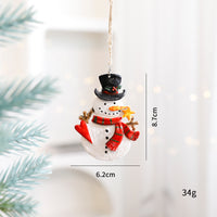 Santa Snowman Gingerbread Man Resin Ornaments