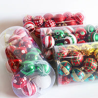 Assortiment de boules de Noël en plastique (30 pièces)