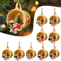 Acrylic Cozy Dog Ornaments