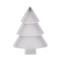 Christmas Tree 3-Compartment Snack Tray