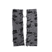 Halloween noir gris Style Punk Cos accessoires de Costume gants de doigt