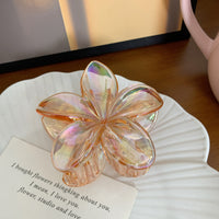 Internet Celebrity Plumeria Rubra Barrettes Advanced Sense