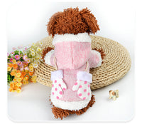 Winter Mittens Hoodie Pet Sweatshirt