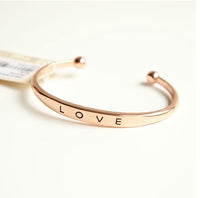 Love Cuff Bangle Bracelet