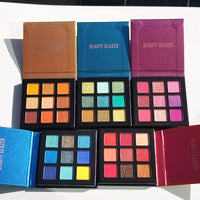 Beauty Glazed 9-colors Eyeshadow Palettes Solar System Planets
