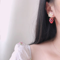 Handmade Japanese Strawberry Earrings