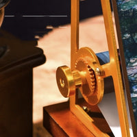 Artistic Oil Painting Easle 2024 Calendar Desk Decoration