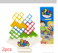 Jeu de puzzle d'équilibrage de tour Tetra Block