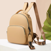 Mochila de cuero suave