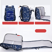 Aerospace Print Large Capacity Schoolbag
