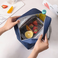 Lindas bolsas de almuerzo aisladas