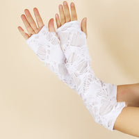 Halloween noir gris Style Punk Cos accessoires de Costume gants de doigt