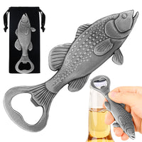 Sea Bass Bottle Opener With Velvet Bag
