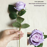 Valentine's Day Flannel Rose Fake Flower Photography Flower Shop Decorations