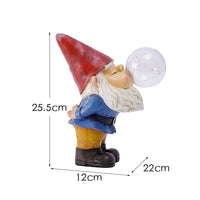 Nains de jardin à lampe solaire