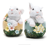Easter Bunny Egg Resin Sculpture