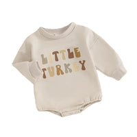 Halloween Toddler Jumpsuit Long Sleeve Pumpkin Letters