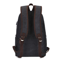 Canvas Backpack With USB
