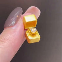 Ring Gift Box Pendant Necklace