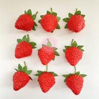 Simulation Strawberry Model Plastic Fruit Photography Decoration Props Display