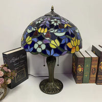 Exquisite Bird Strawberry Pattern Tiffany Table Lamp