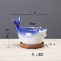 Cartoon Marine Succulent Flower Pot Ceramic Creative
