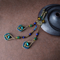 Long peacock sweater chain