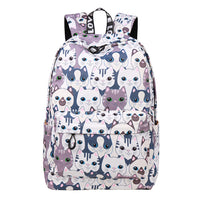 Sac à dos imprimé chat à grosse tête de dessin animé