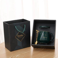 Ceramic Mug With Lid & Spoon Gift Box Sets