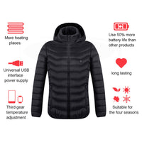 Electric Thermal Heated Winter Jacket (Mens)
