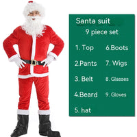Santa Full Set Performance Costumes