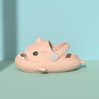 CHEDOIR petit requin bidirectionnel enfants pantoufles été fille fond souple mignon dessin animé bébé sandales femmes