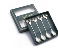 Christmas Dessert Spoon Fruit Fork Sets