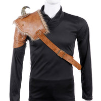 Costume de Cosplay d'Halloween pour hommes, armure Viking médiévale, épaule